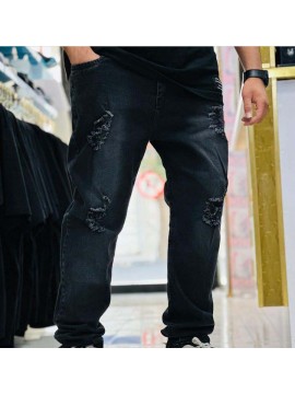 شلوار جین زاپ دار سایز بزرگ کد 1757